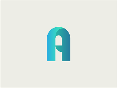 A is for... a letter logo mark