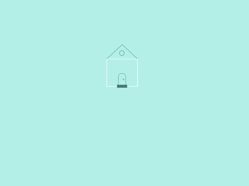 House 2d 3d design motion graphics