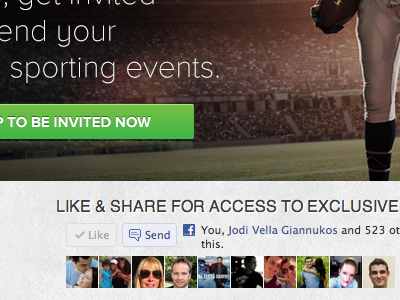 GAI - Facebook Sports Tab facebook invite poll rate share sport tab