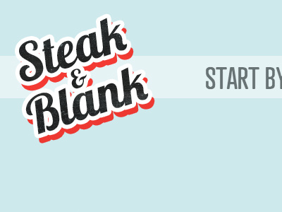 Steak & Blank Day animation app facebook food invite kinky