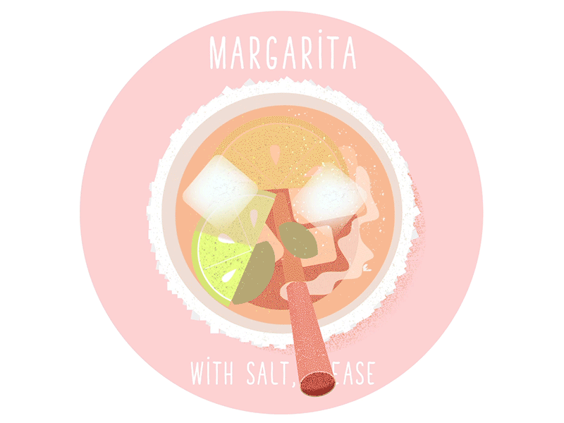 Margarita 2d animation character cocktails design graphics margarita motion vector