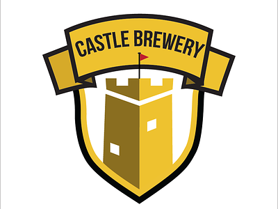Castle Brewery branding design logo