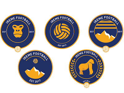 IREME Football Club badges branding design ifc illustration logo vector