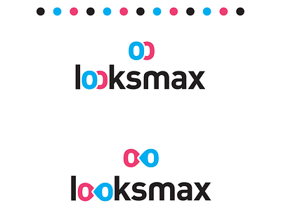 Looksmax Logo concepts branding design illustration logo typography vector