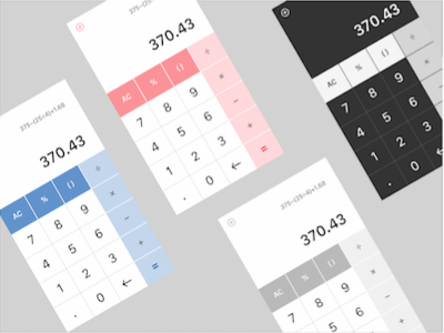 Daily UI 004/100 004 app calculator dailyui ui