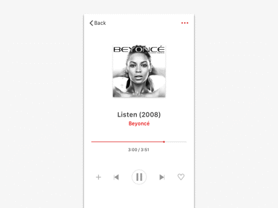 Daily UI 009/100 009 app dailyui music music player ui