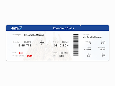 Daily UI 024/100 -- Boarding Pass 024 boarding pass dailyui dailyui024