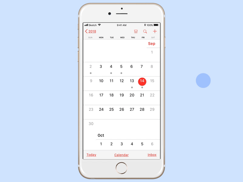 Daily UI 071/100 -- Schedule app dailyui dailyui071 schedule ui