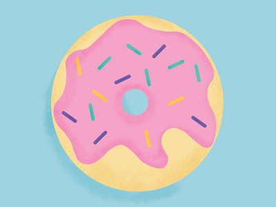 Cravings design donut graphic illustration illustrator photoshop