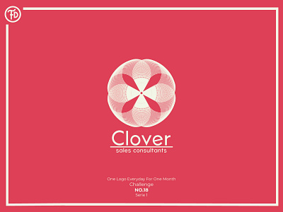Challenge: One Logo Everyday For One Month - NO.18 challenge clover design geometry icon logo minimal optical illusion personal project vector