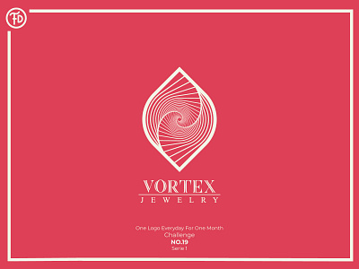 Challenge: One Logo Everyday For One Month - NO.19 challenge design fashion fashion brand geometry icon jewelry logo luxury luxury logo minimal personal project typography vector