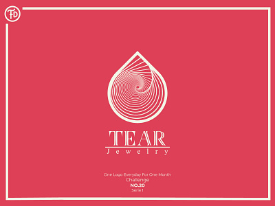 Challenge: One Logo Everyday For One Month - NO.20 challenge design fashion fashion brand geometry icon jewelry logo luxury minimal personal project tear typography vector