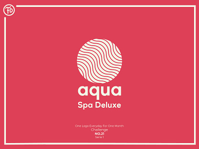 Challenge: One Logo Everyday For One Month - NO.21 aqua challenge design icon logo luxury minimal personal project spa vector