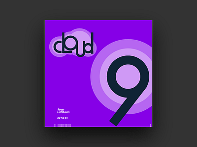 Cloud 9 album album cover dance music graphic design music