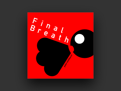 Final Breath axial breathing death din graphic design grid red typography