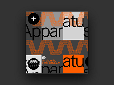 Apparatus album album art covers graphic design grid grids pattern technical typographie typography univers