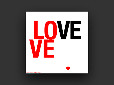 Love be loved concise condensed grid grids helvetica love proportion tension typography