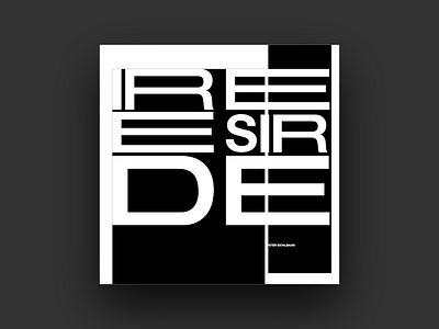 Ire Desire album cover anger covers distortion graphic design grids helvetica order type typography warped