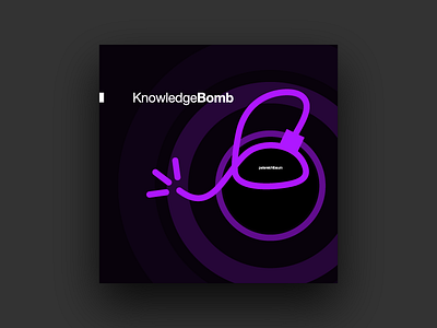 Knowledge Bomb album album art covers graphic design helvetica minimal music radial typography