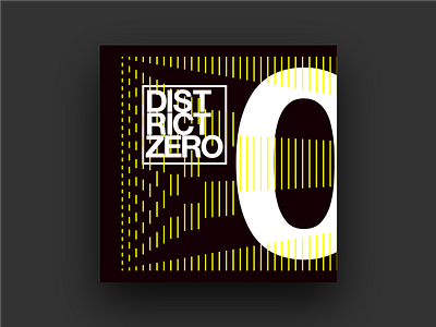 District Zero album album art album cover color covers design gestaltung graphic design grid grids helvetica loud music organized pattern proportion scale type typography warning