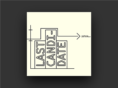 Last Candidate album album art album cover concept covers design frutiger gestaltung graphic design grid grids minimal music ocr organized pattern politics proportion type typography