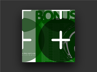 Bonus! album album art album cover color covers design gestaltung graphic design grid grid structure grids minimal music organized proportion scale type typographie typography