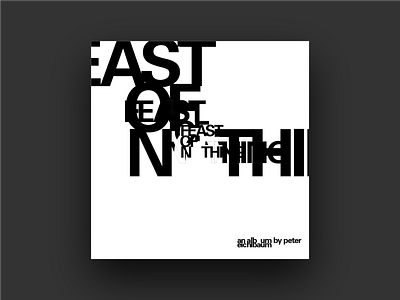 Feast of Nothing album album art album cover analog black and white but also covers design disorganized gestaltung graphic design grid lack music punk somehow twentynineteen type typography univers