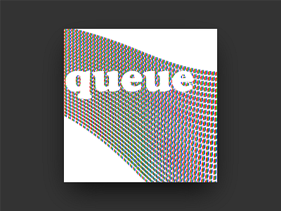 Queue aestheticism album album art album cover color covers design gestaltung graphic design grid grid structure grids minimal music organized pattern scale type typographie typography