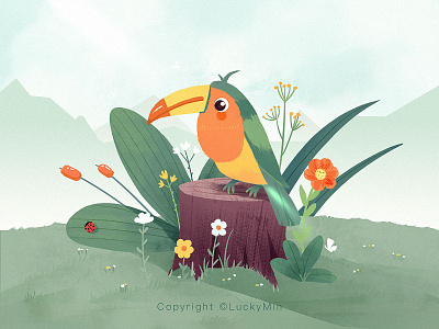 The Bird art bird character illustration