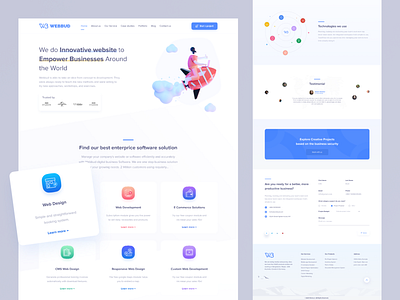 Agency Landing page - Webbud