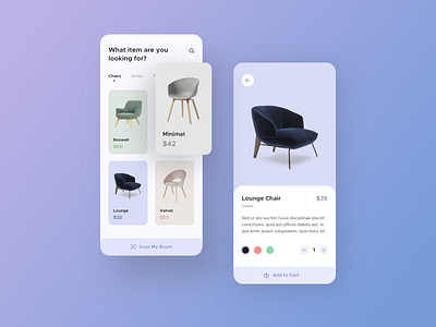 Furniture App UI