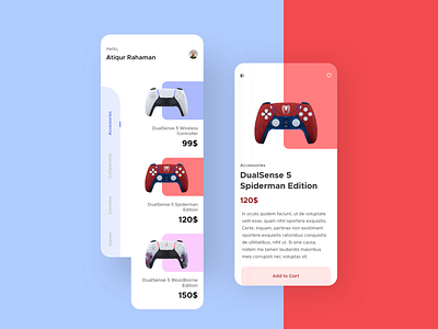 Gaming Gear E-commerce UI