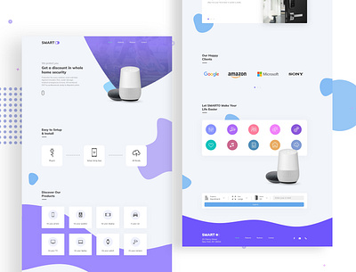 Smarto - Make Your Home Smart bangladesh branding design illustration minimal ui ux web