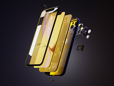 3d animated iPhone