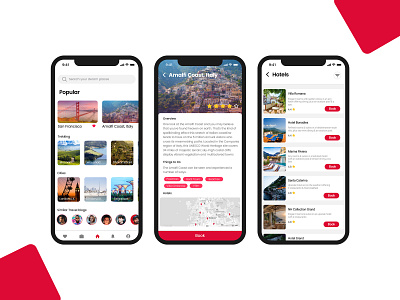 Travel App app design figma ios 10 ui ux