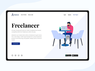 Freelancer landing Page