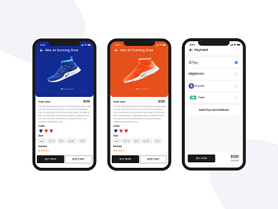 Nike Shopping app concept design figma ios 10 ui ux