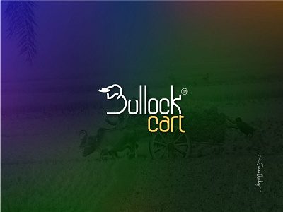 Bullock Cart Logo Design branding design logo logo design typography typography logo