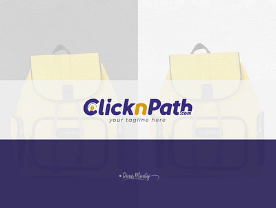 ClicknPath Logo branding design illustration lettering logo logo design typography typography logo ui vector
