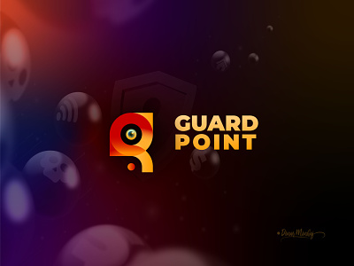 Guard Point Icon and Logo Design apps branding design icon illustration lettering logo logo design typography typography logo ui vector