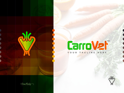 Carrovet Logo & Icon Design branding design icondesign illustration lettering logo logo design typography typography logo ui vector