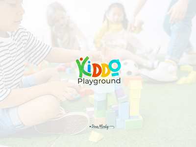 Kiddo Playground Typography Logo