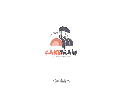 Caketrain Typography Logo