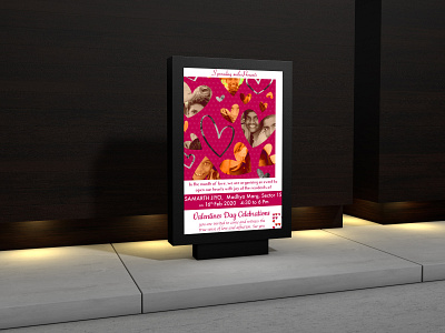 valentines Flyer Design artwork branding design flyer graphic illustration ui ux web