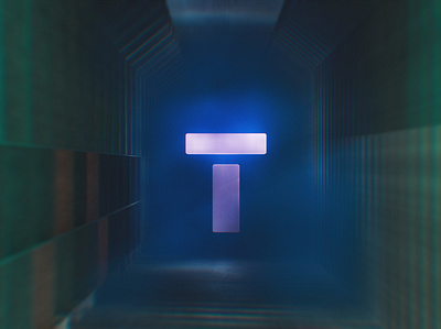 Tunnel 36daysoftype 3d design 3dtype artist branding cinema4d octane vector