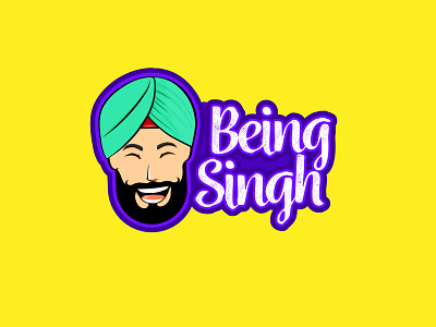 Being Singh | Logo Design artwork branding character design design illustration logo logo design vector