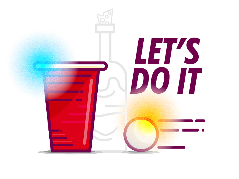 Beer Pong By Gursimrat Singh On Dribbble - 