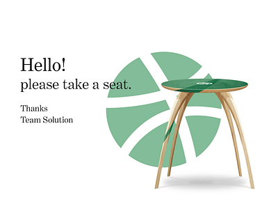 Hello dribbble chair dribbble furniture hello vector