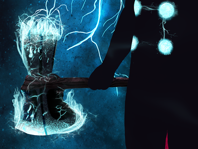 Stormbreaker avengers illustration poster stormbreaker thor