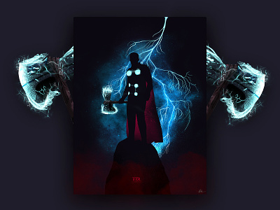 Stormbreaker avengers illutration ipad pro poster procreate stormbreaker thor